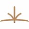 Ekena Millwork Davenport Timber Gable Bracket, Western Red Cedar, 72"W x 39"H x 3 1/2"D x 3 1/2"F, 13/12 Pitch GBW072X39X0404DAV00SWR - alternate 1